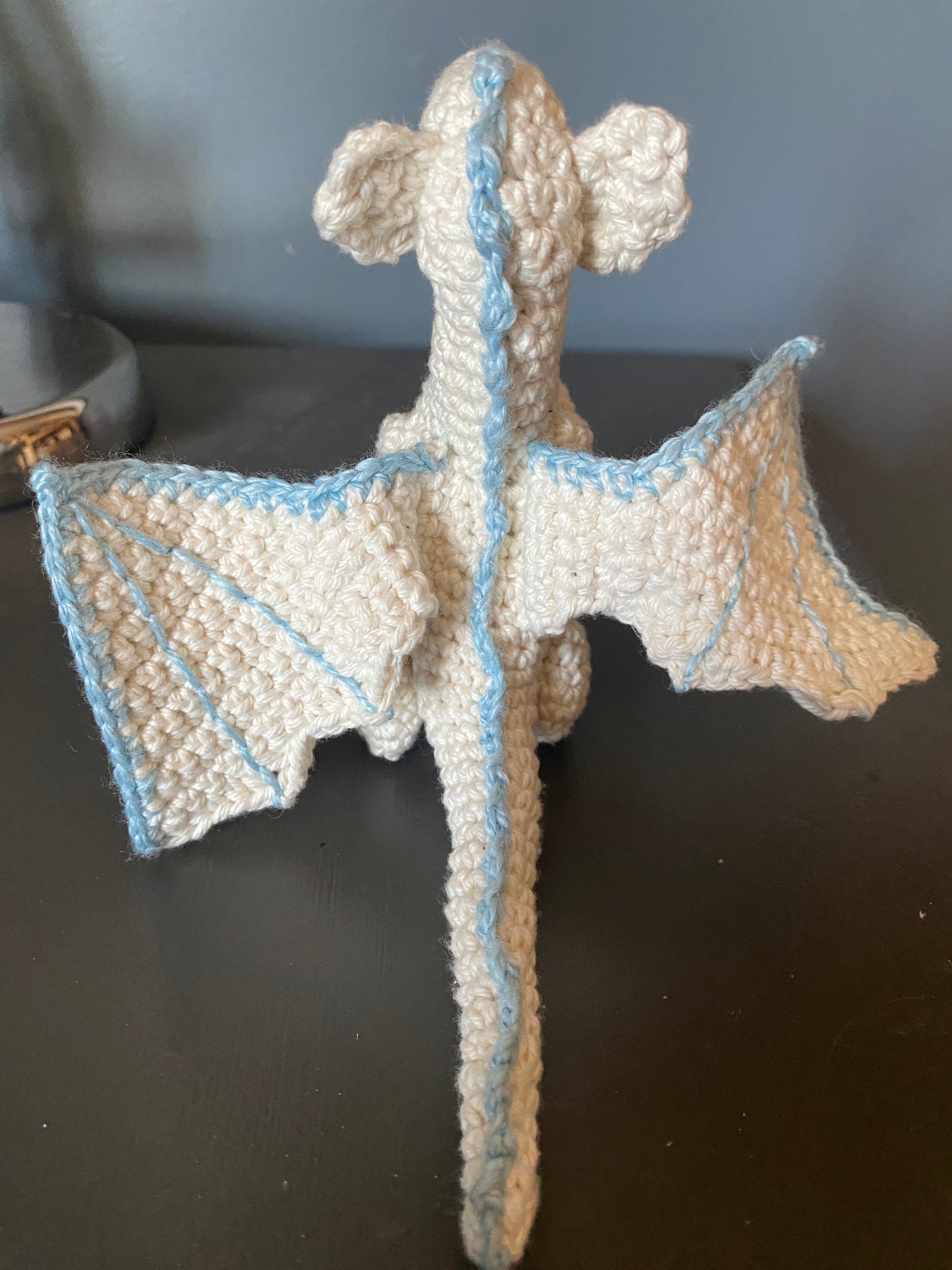 Crochet White Dragon