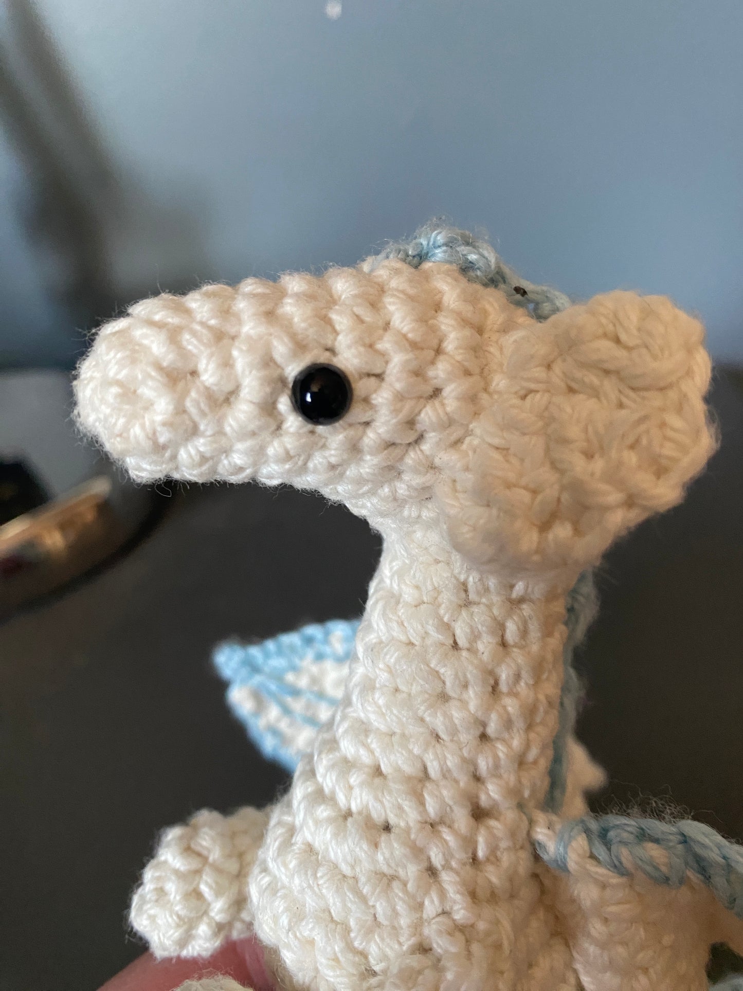 Crochet White Dragon