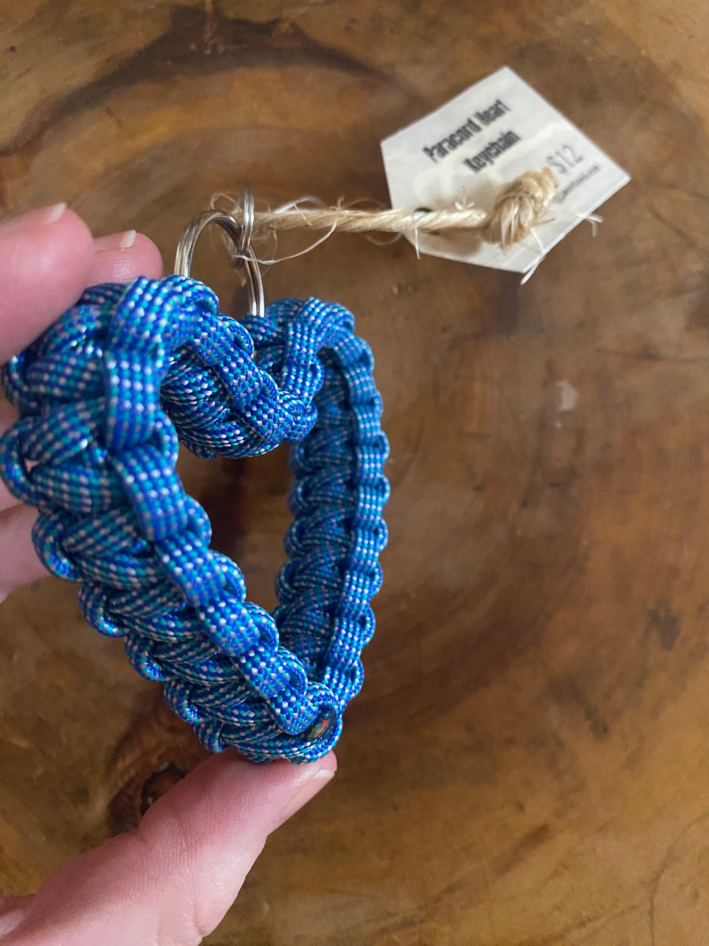 Paracord Heart Keychain