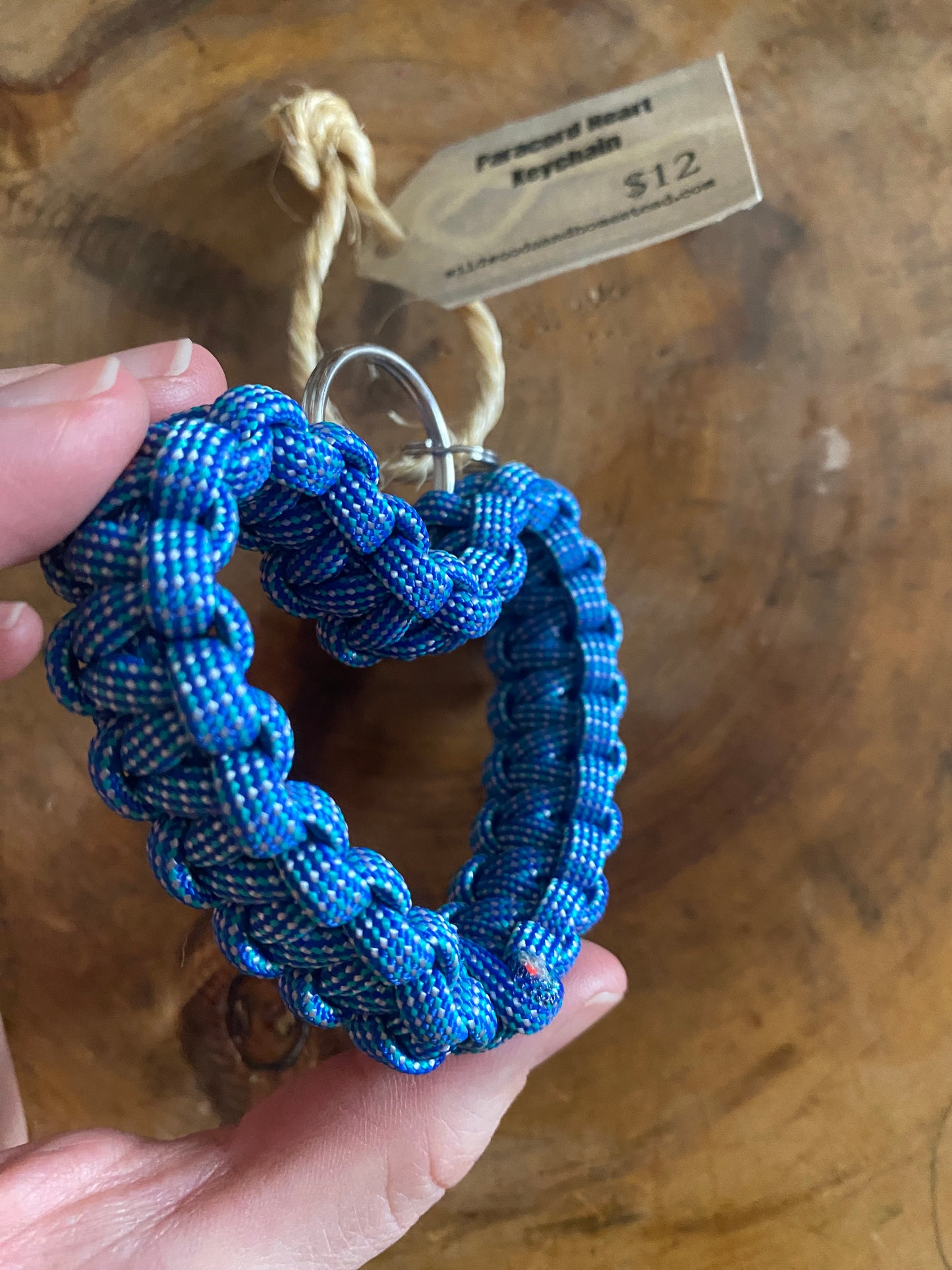Paracord Heart Keychain