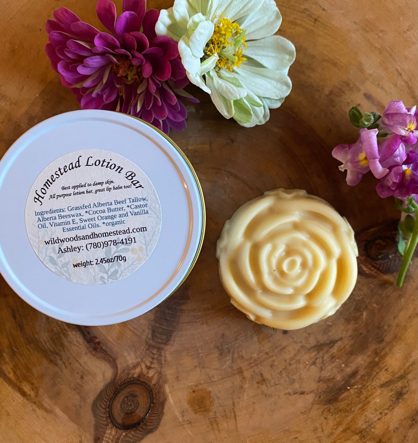 The Homestead Lotion Bar with Beef Tallow