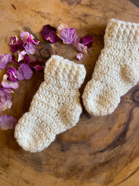 Newborn Wool Baby Socks