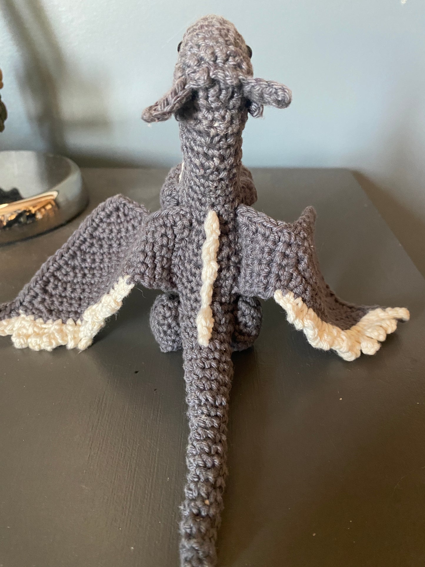 Crochet Grey Dragon