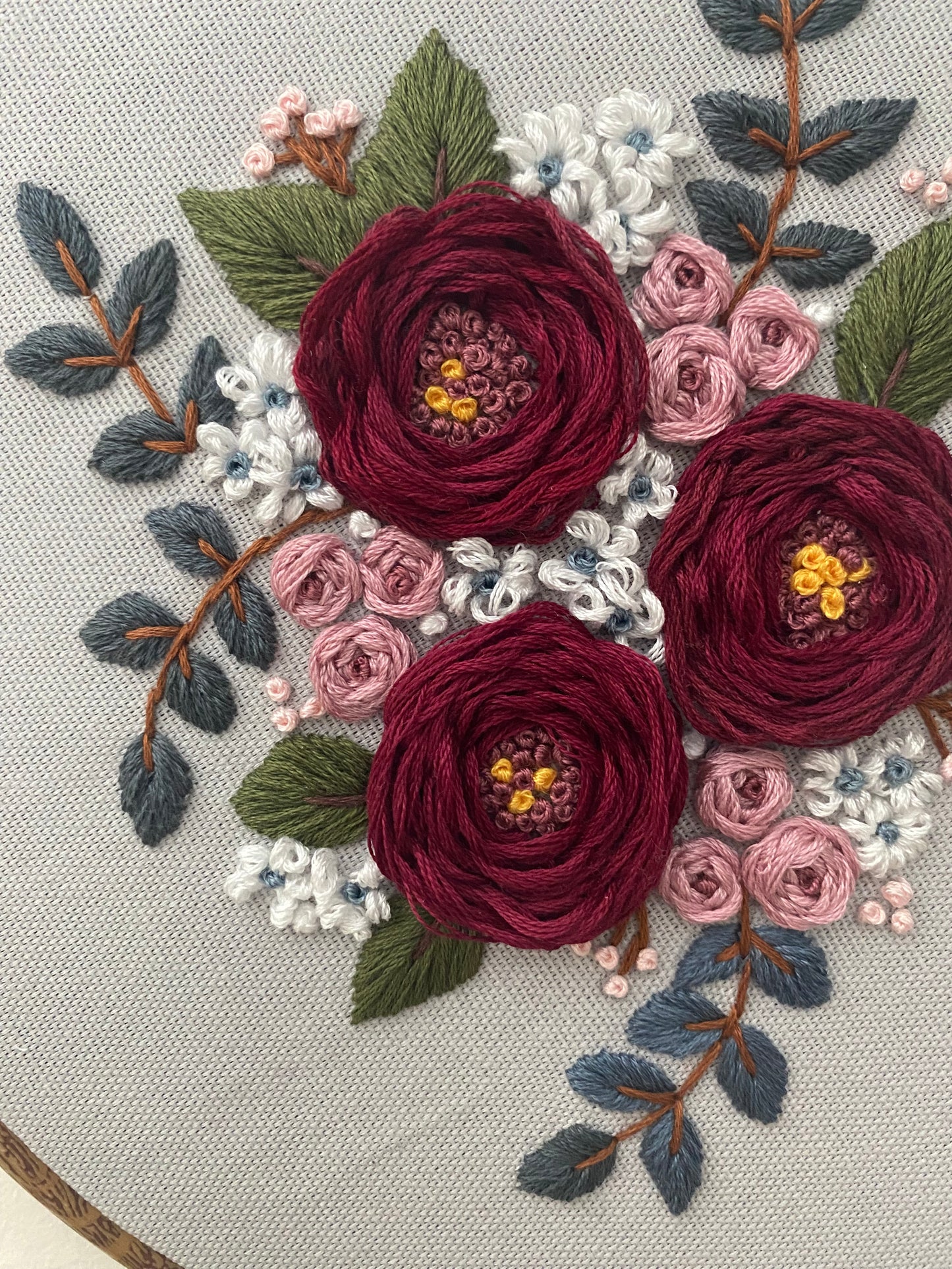 Summer Roses Embroidery