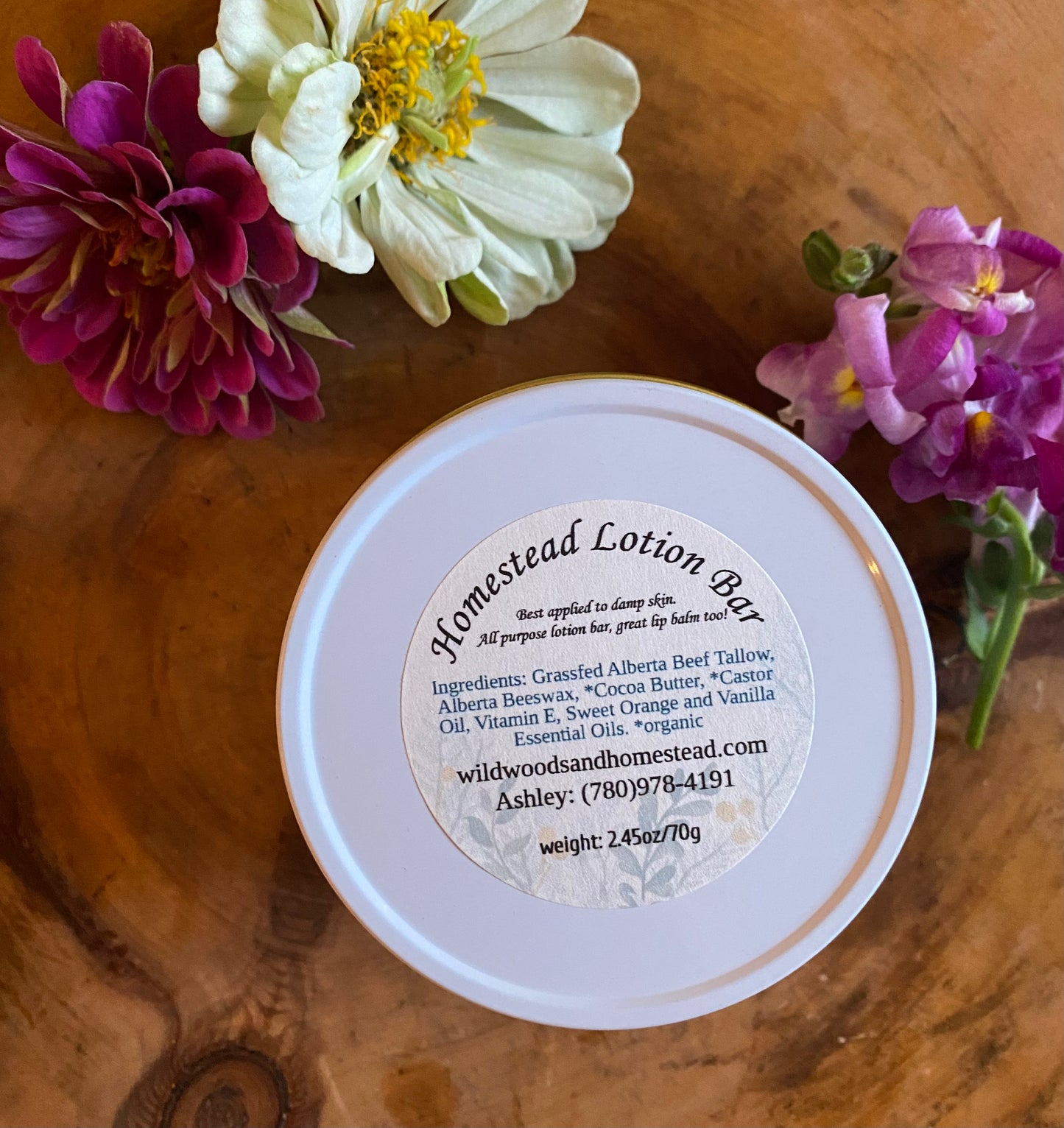 The Homestead Lotion Bar with Beef Tallow