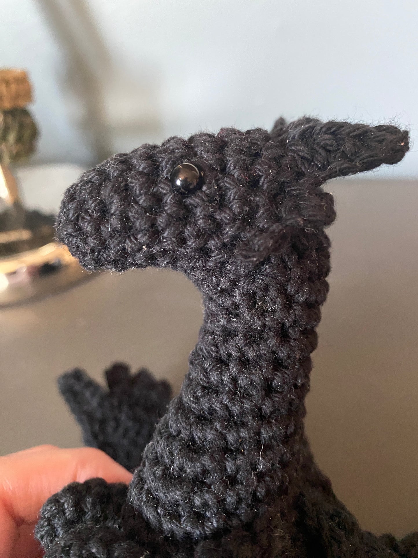 Crochet Black Dragon