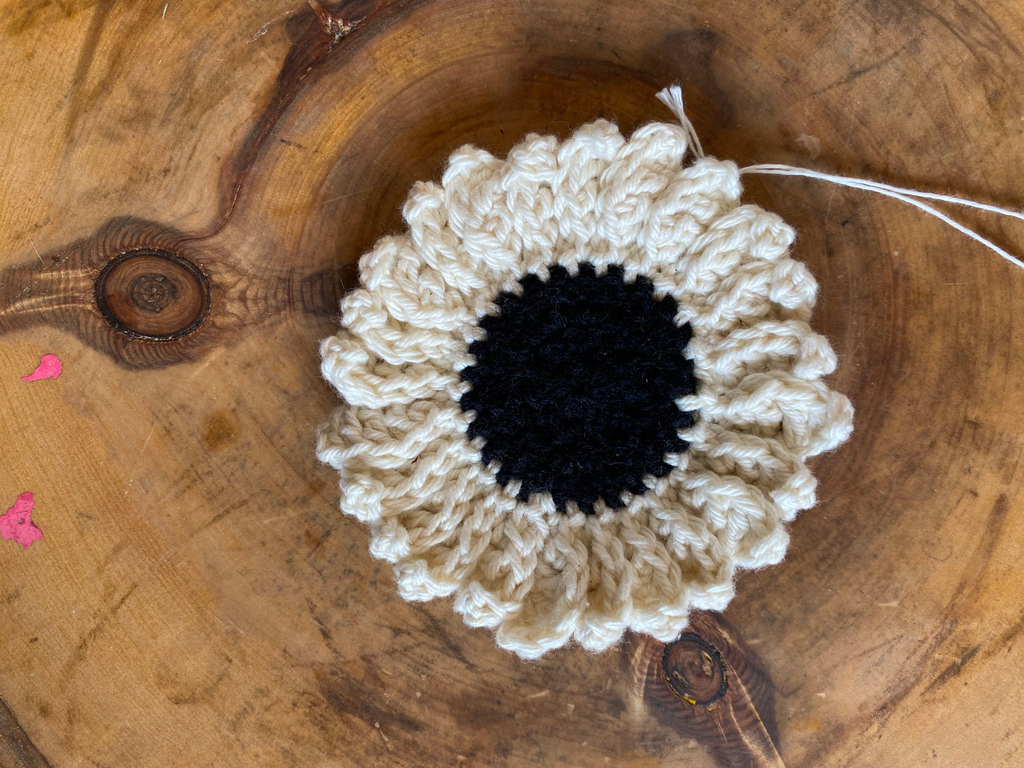 Cotton Daisy Coaster