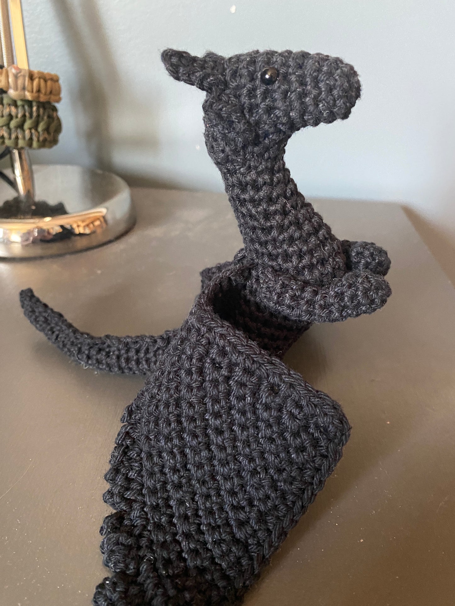 Crochet Black Dragon