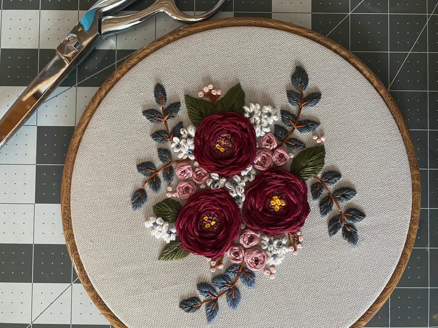 Summer Roses Embroidery