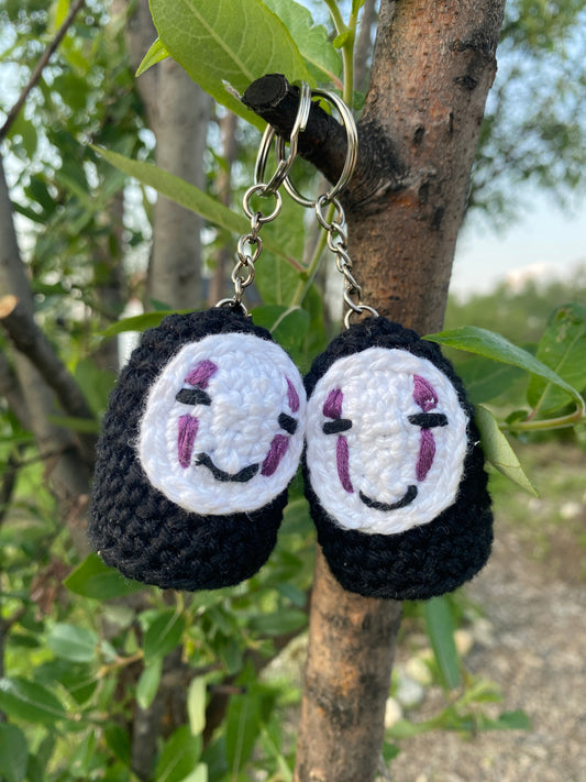 Crochet No-Face Keychain