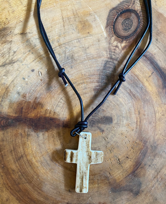 Handcrafted Elk Antler Cross
