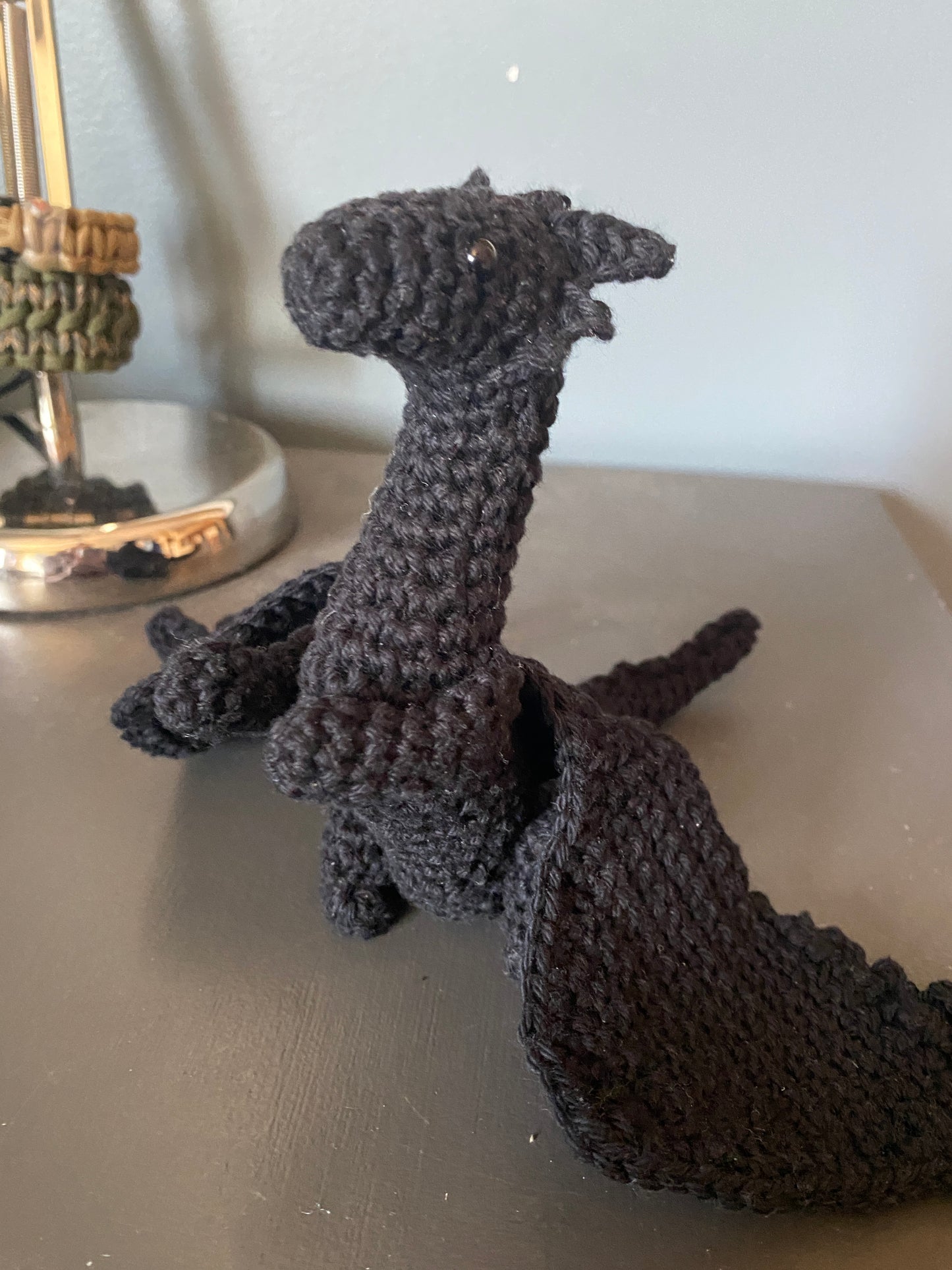 Crochet Black Dragon