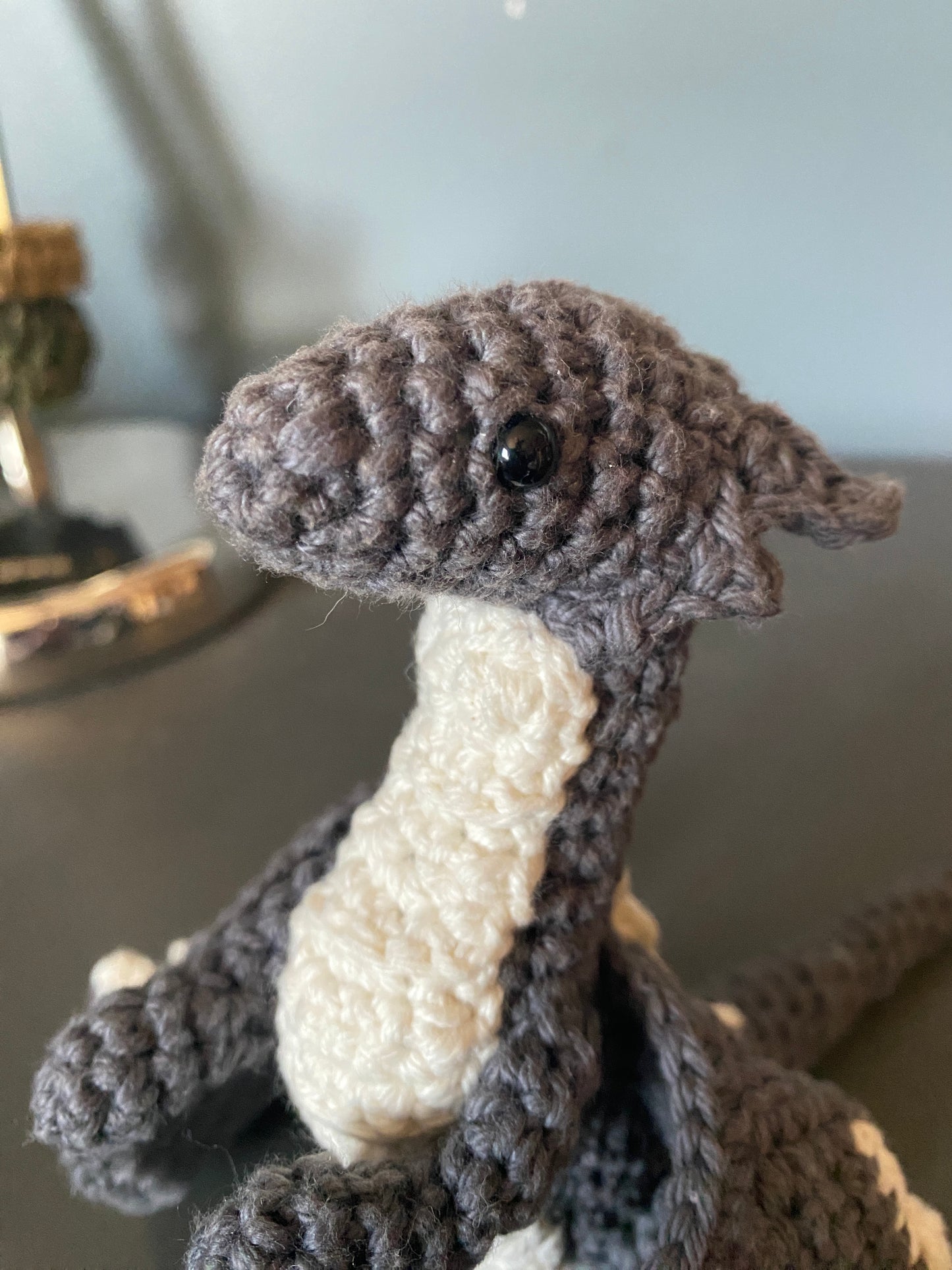 Crochet Grey Dragon