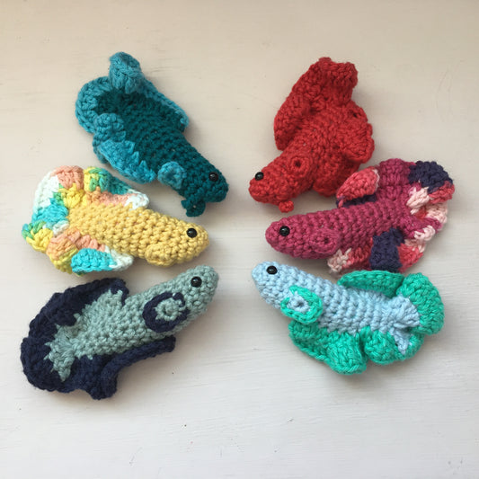 Cotton Crochet Beta Fish