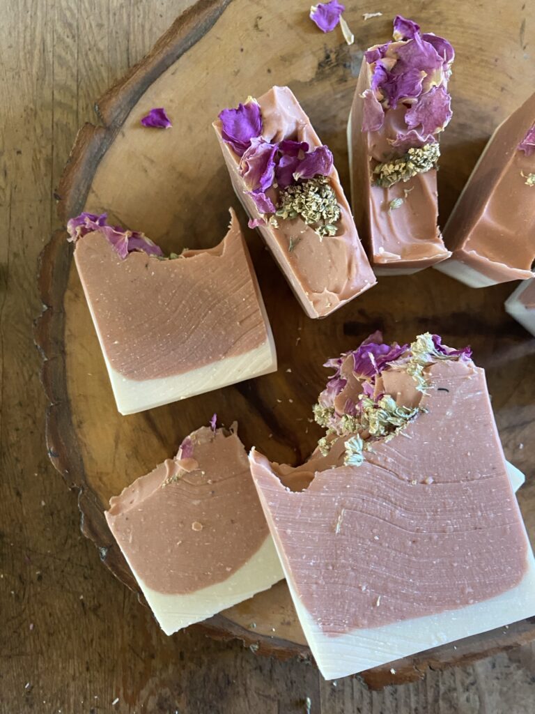 Geranium Rose Hand and Face Soap Img 3877 768x1024